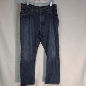 Ariat FR Low Rise M4 Boot Jeans Men's 40×32 Blue Denim Work